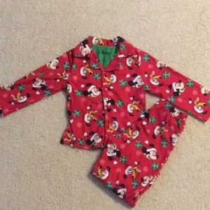 Disney 3T Xmas Pajama Set